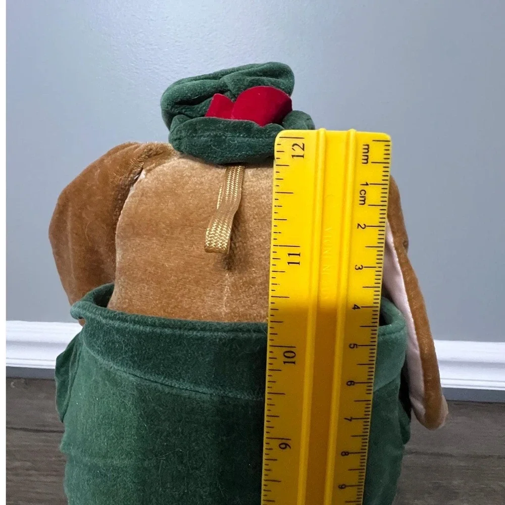 Vintage 1985 Toys R Us Velveteen Rabbit Plush Christmas Bunny Stuffed Animal Toy